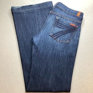 7 For All Mankind Jeans 29X34.5 Dojo Midnight New York